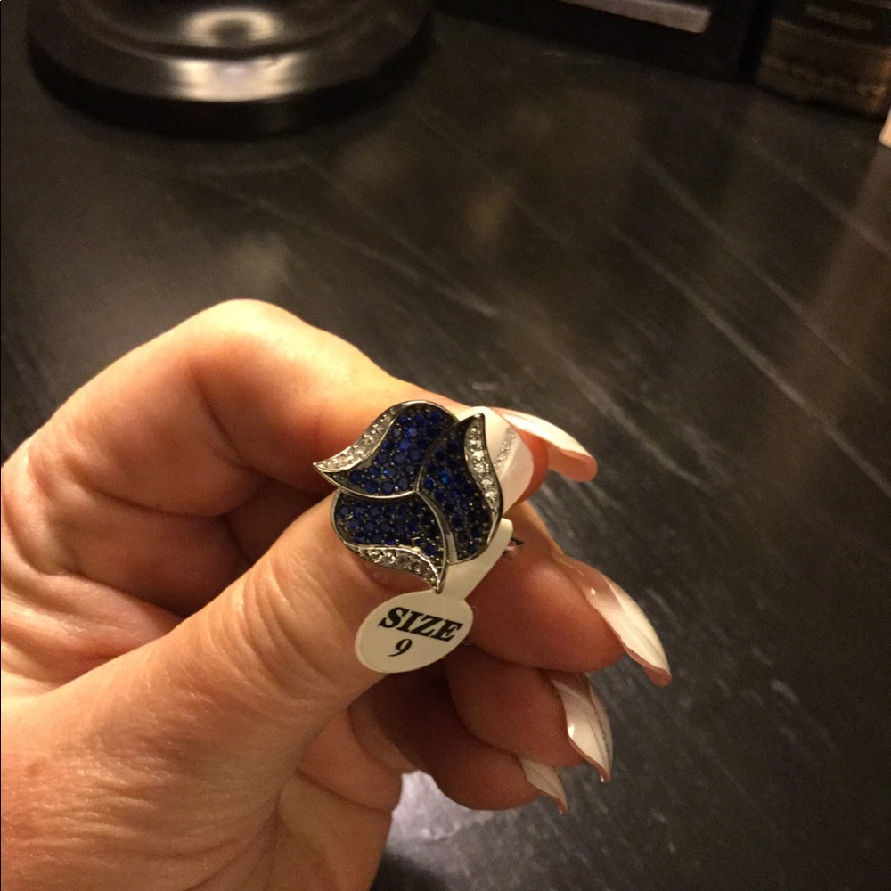 Sterling/Sapphires